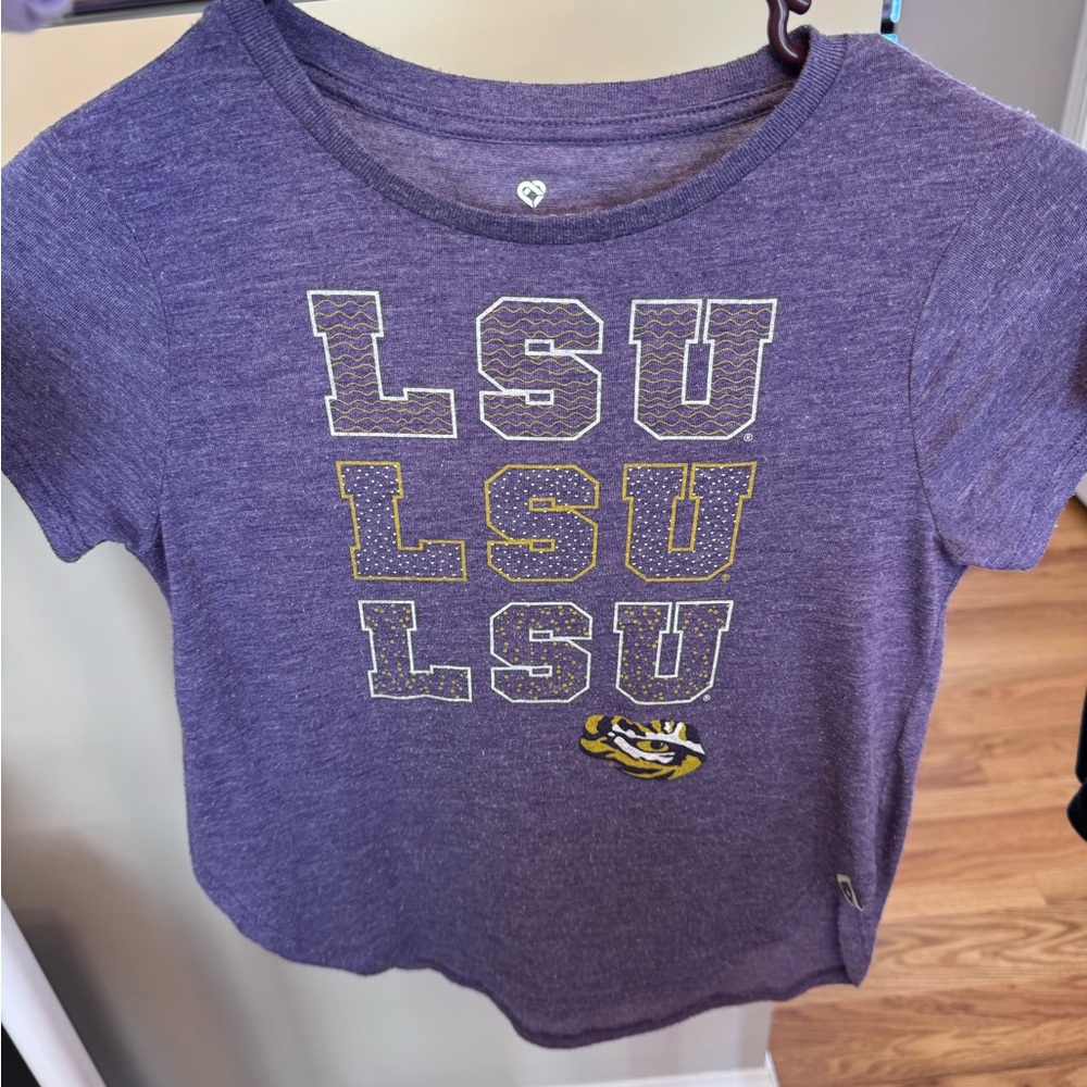 Colosseum Purple LSU Kids T-Shirt